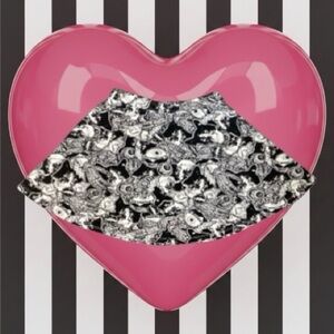 Iron Fist Black & White All Over Monster Graphic Mini Skater Skirt Size M